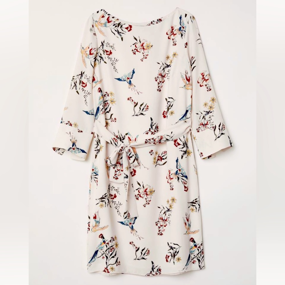 Dress with Tie Belt
